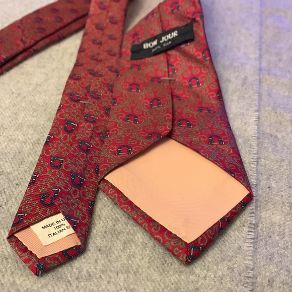 BON JOUR MENS TIE ROPE KNOT TIE DESIGN - Picture 6 of 7